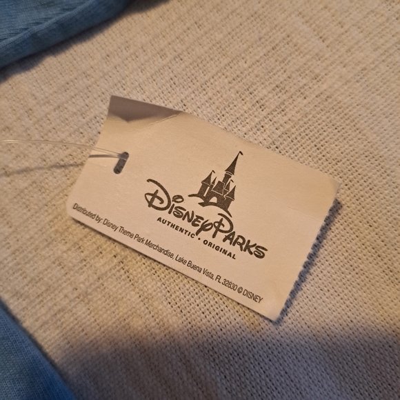 Disney Parks Lilo & Stitch "Stitch' size small men's or women's blue shirt, New - Picture 4 of 5